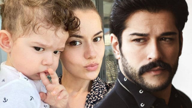 Burak Özçivit, Fahriye Evcen ve oğulları Karan