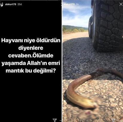 Mehmet Akif Alakurt'un attığı story