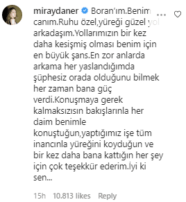 Miray Daner'in cevabı