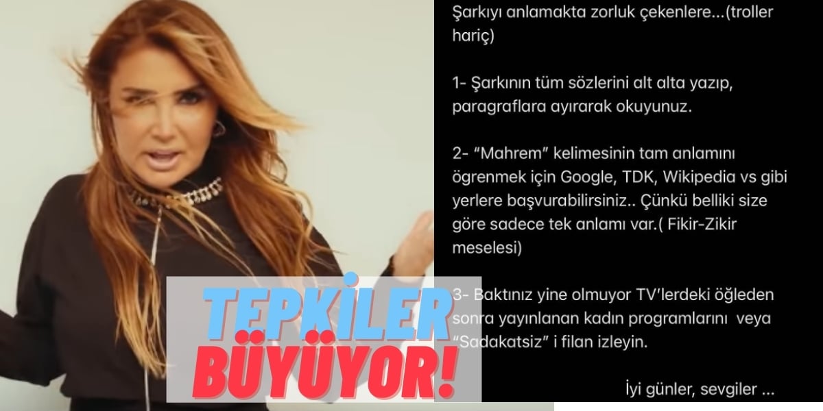 Yonca Evcimik’in Skandal Şarkısına Tepkiler Çığ Gibi Büyüyor: “Pişman Oldum…”