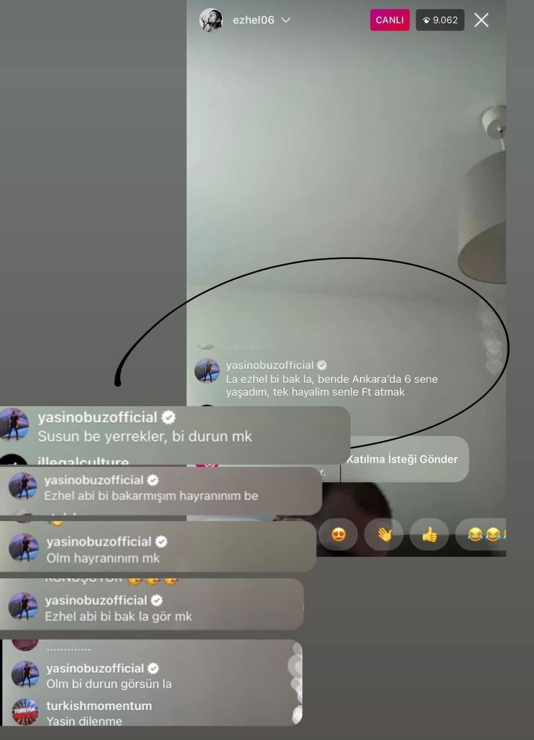 Survivor�un Yaramaz Çocuğu Yasin Obuz, Ezhel�i Canlı Yayında Rahat