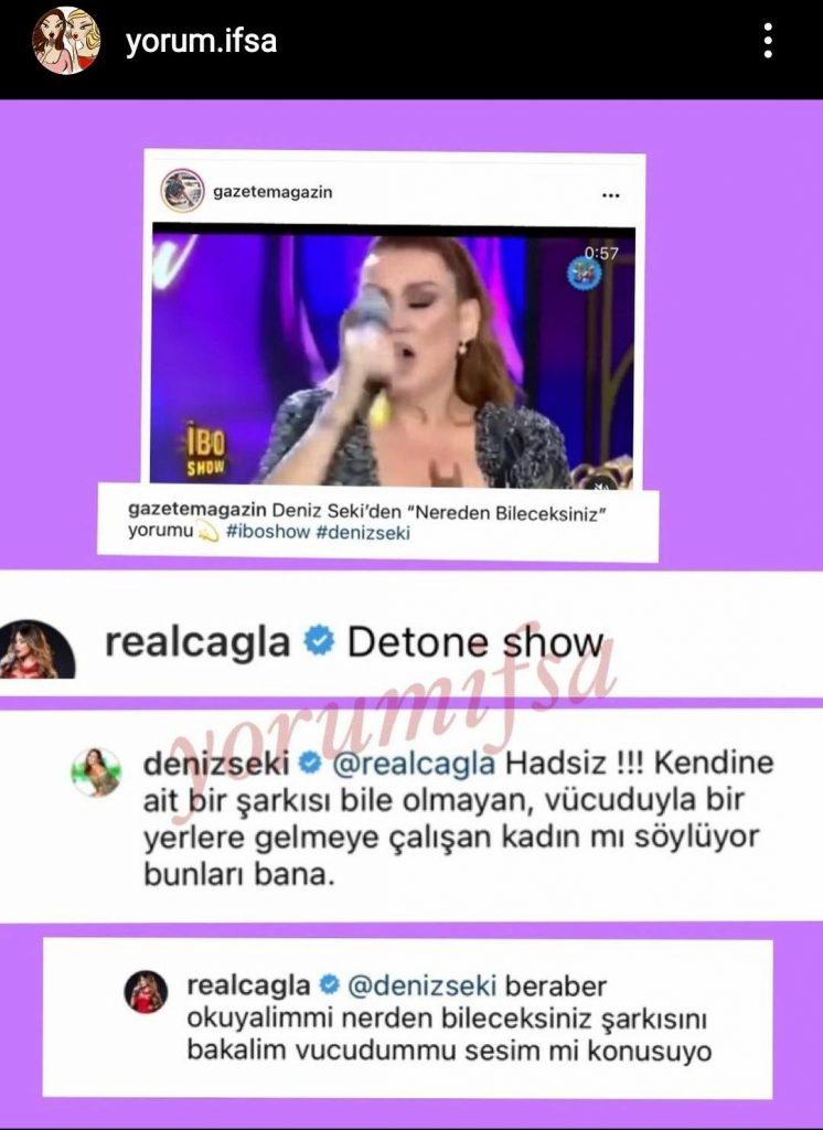 Deniz Seki Çağla kavga