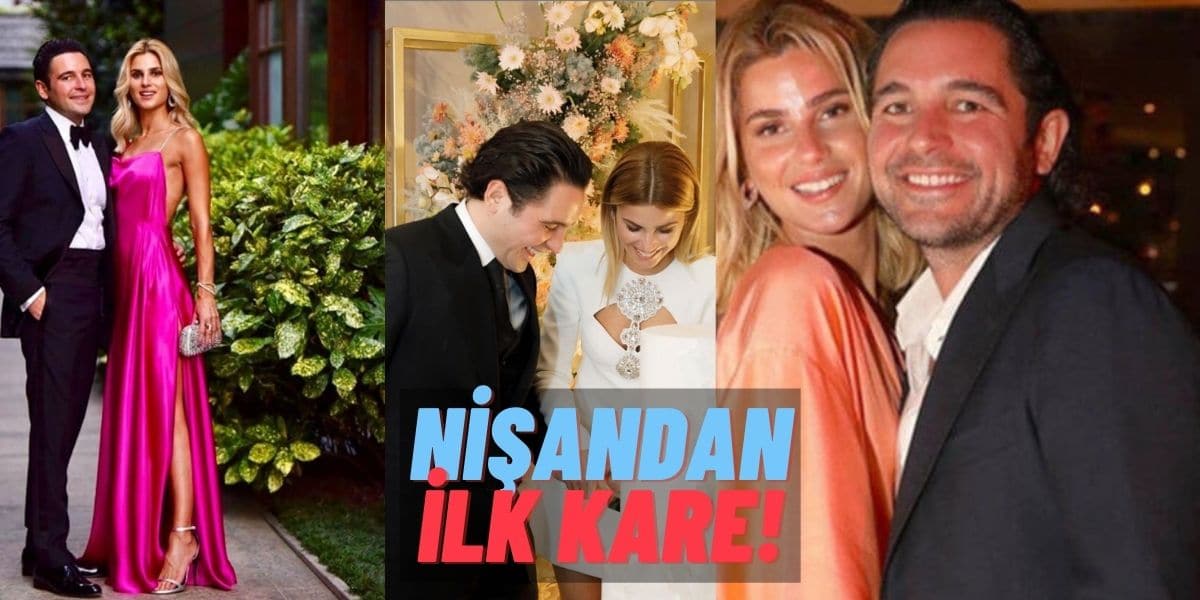 Sır Gibi Saklanan Hacı Sabancı ve Nazlı Kaya Çiftinin Nişanından İlk Kare Geldi!