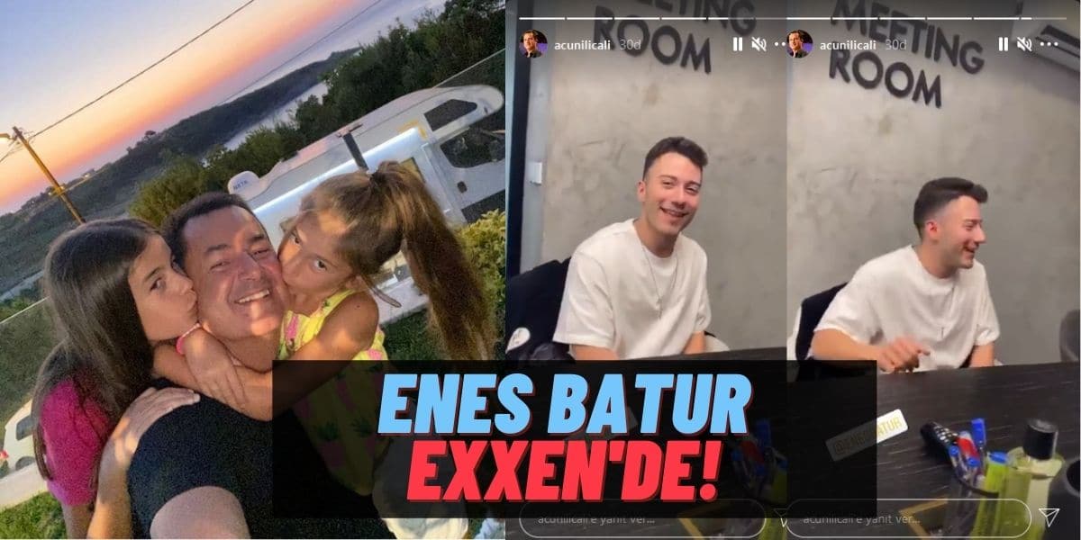 Acun Ilıcalı’nın Exxen’inde Ünlü Youtuber Enes Batur’da Var! Enes Batur Toplantıda Acun Ilıcalı’ya Söz Verdi!
