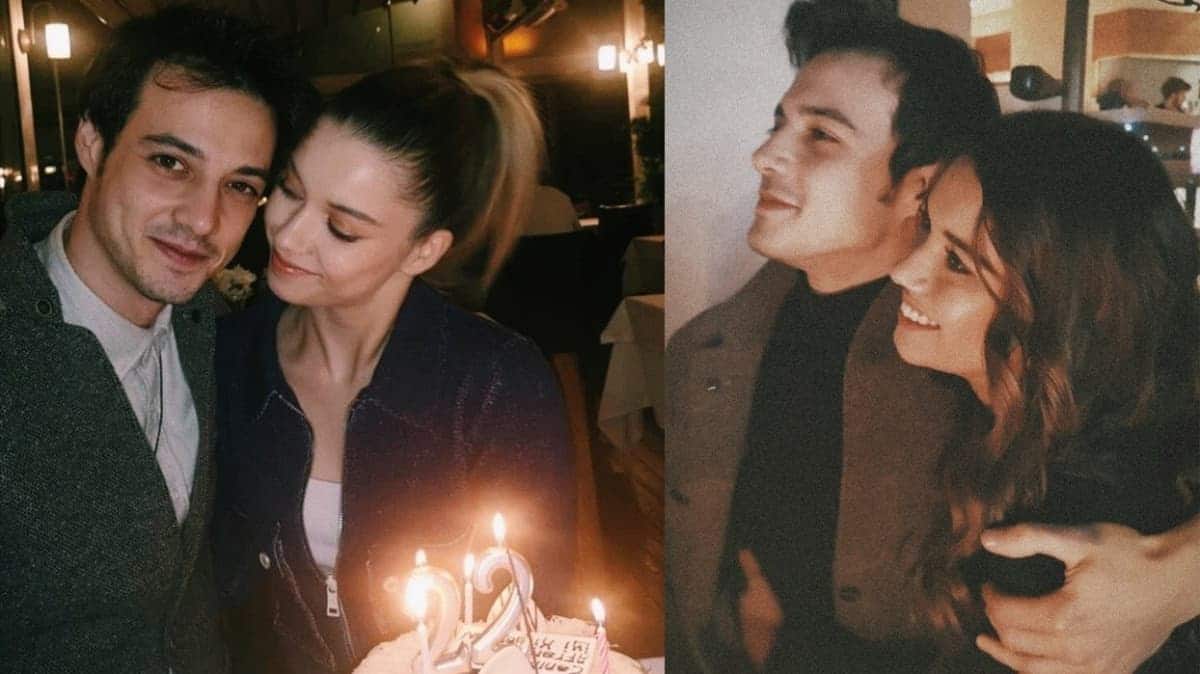 Mert Yazıcıoğlu Sevgilisi Afra Saraçoğlu'nun Doğum Gününü Eğlenceli Bir