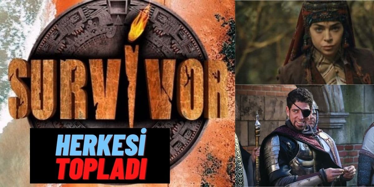 Survivor 2021 Efsane Dizinin Oyuncularını Tek Tek Kadrosuna Katıyor! Ünlüler Takımı “Diriliş: Ertuğrul” Seti Gibi