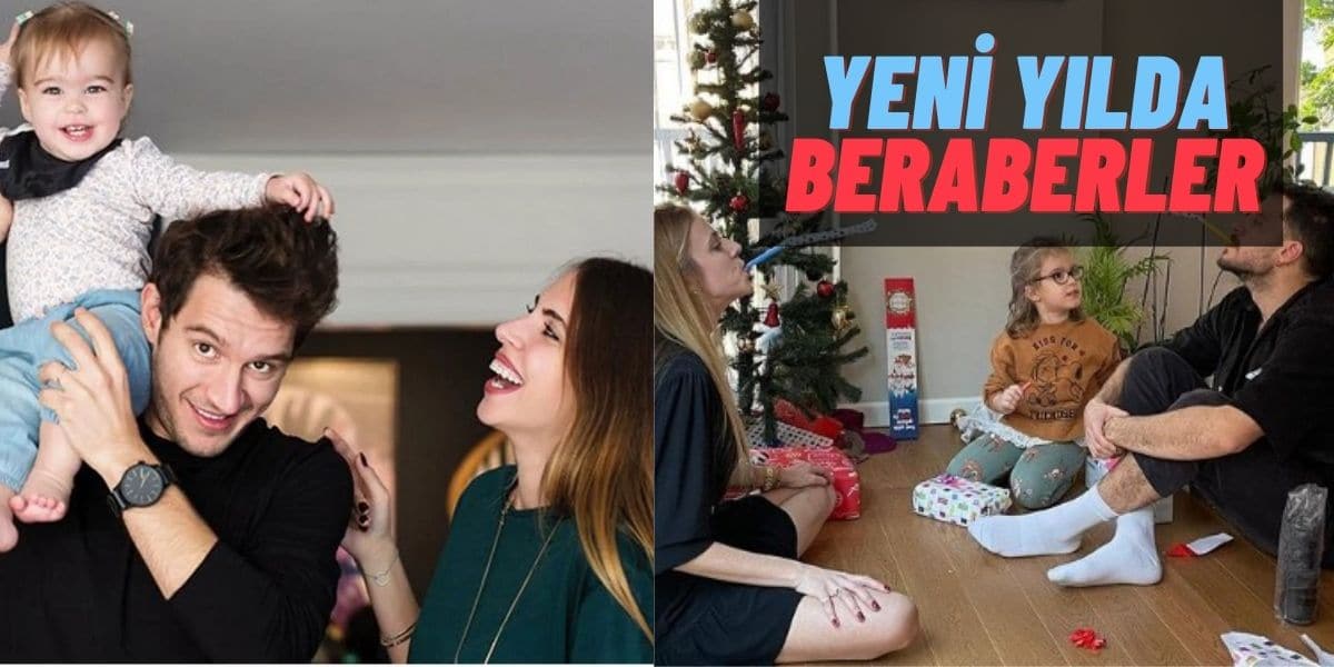 Her Şeye Rağmen Onlar Bir Aile! Eski Eşler Uraz Kaygılaroğlu ve Melis İşiten Yeni Yıla Birlikte Girdi