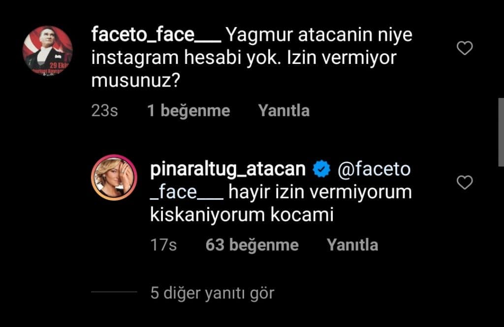 Pınar Altuğ Atacan Yorum