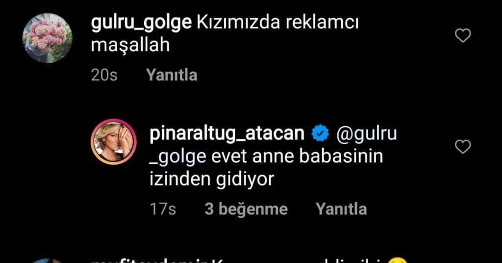 Pınar Altuğ Atacan Yorum