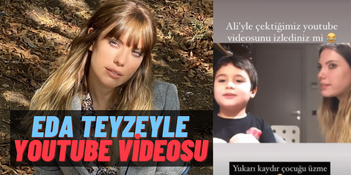 Yasak Elma’nın Yıldız’ı Eda Ece Yeğeni Ali’yle Youtube’a Açıldı! Ali’nin Kanalında Soru Cevap Videosu