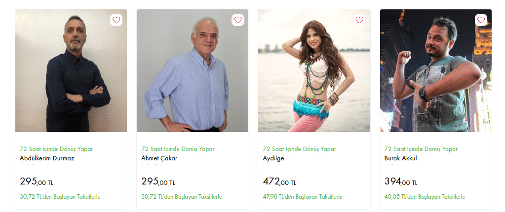 Çiçeksepeti clap'te olan ünlüler