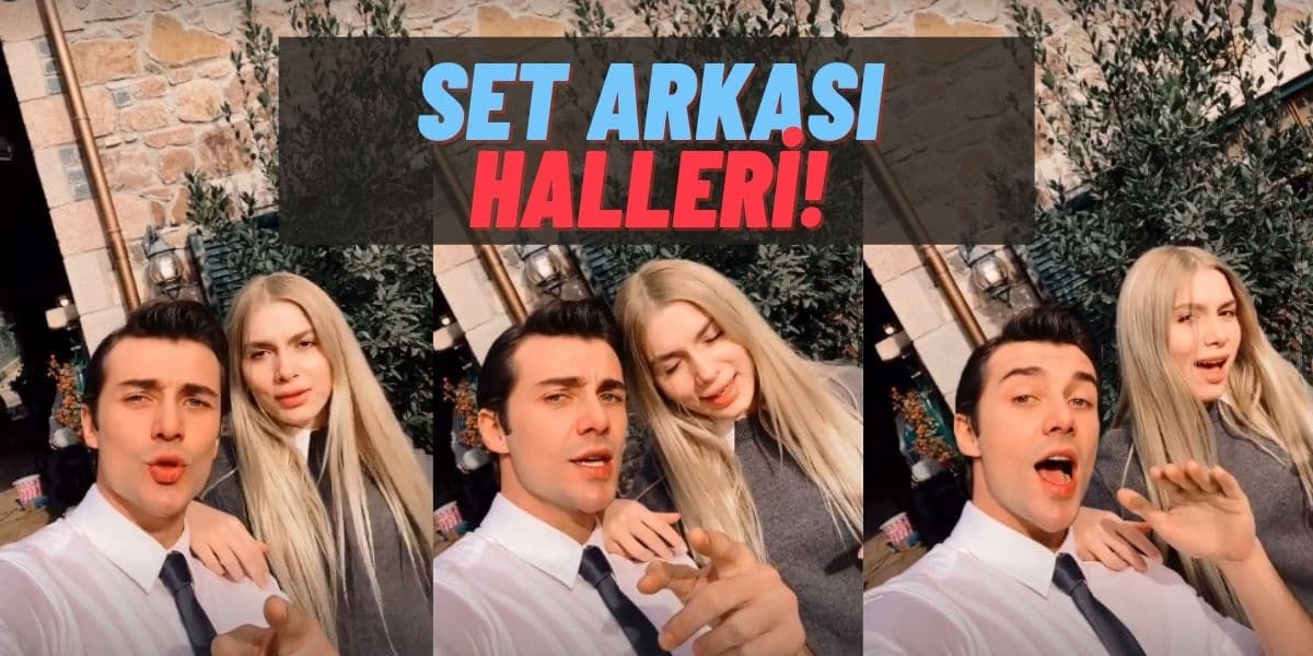 “Bu Benim Masalım” Dizisinin Başrolleri Cemal Can Canseven ve Aleyna Tilki Set Arkasında da Şarkı Söylüyor!