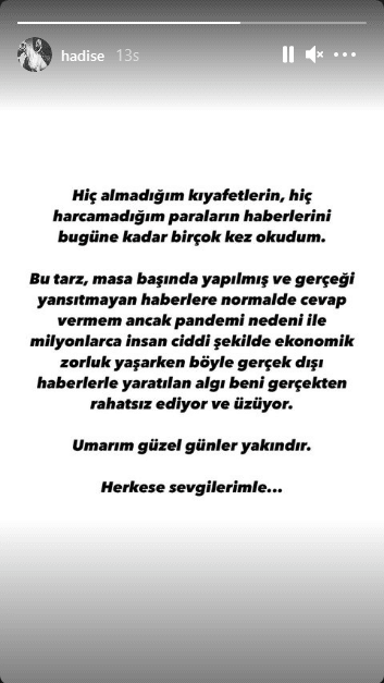 Hadise story