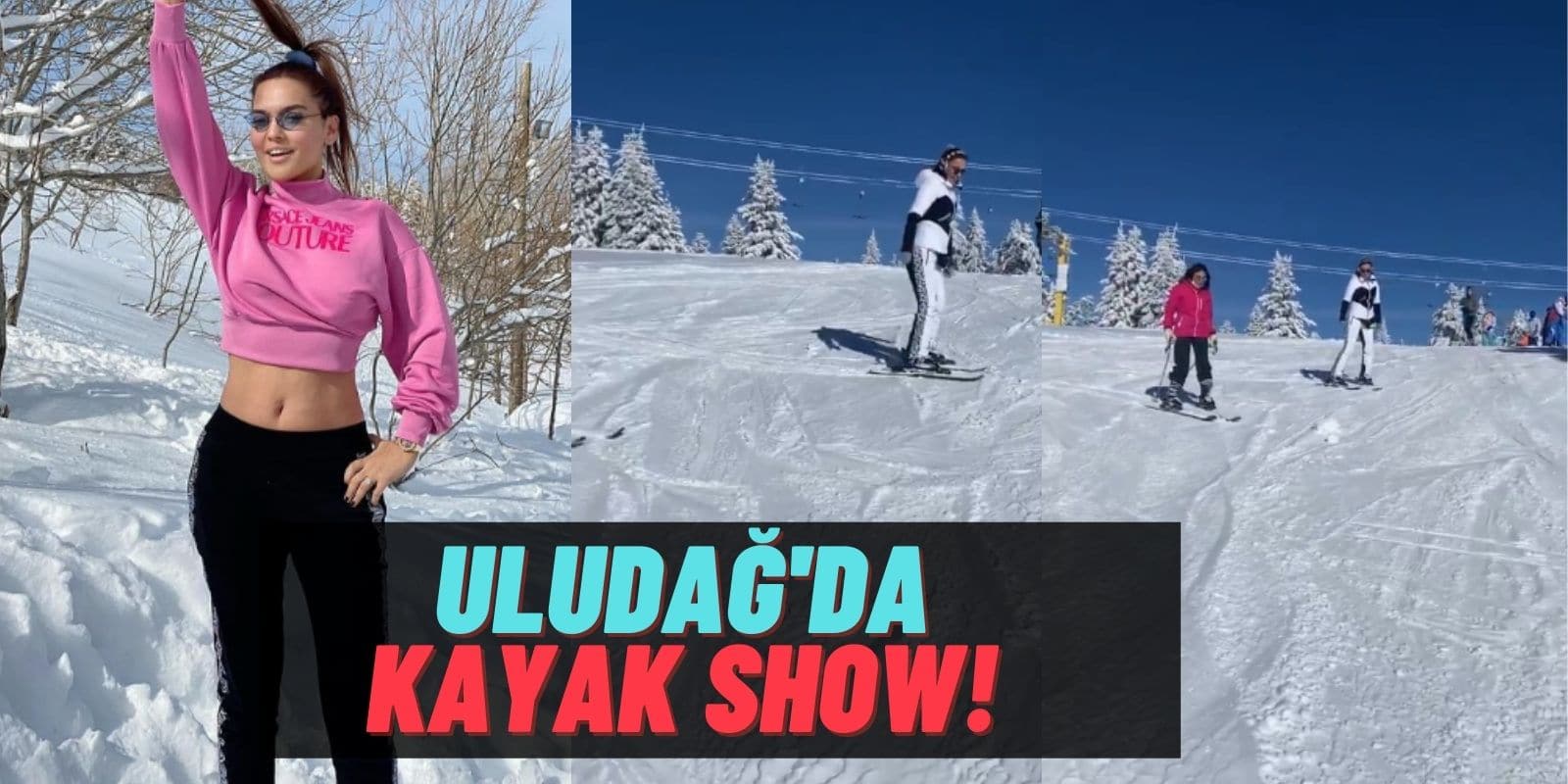 “Metro” Çıkışıyla Sosyal Medyanın Diline Düşen Demet Akalın’dan Uludağ’da “Kayak Show” Geldi: Yine Linçlendi!