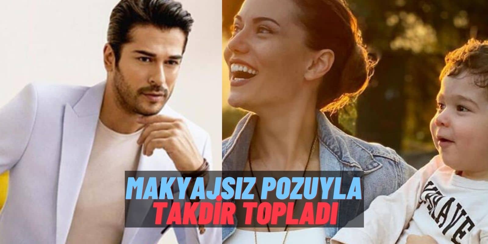 Aile Saadeti Günü! Fahriye Evcen Eşi Burak Özçivit’i Sette Yalnız Bırakmadı