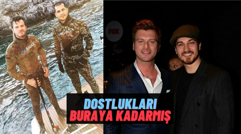 İki Yakışıklı Oyuncu Arasına Kara Kedi Girdi! Çağatay Ulusoy ve Kıvanç Tatlıtuğ Dostluğuna Nazar Değdi