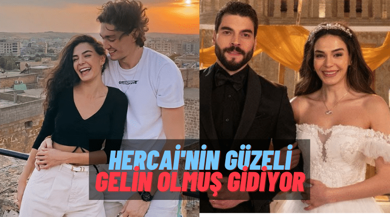 25 Bin TL’lik Mesaj! Hercai’nin Yıldızı Ebru Şahin Gelinlik Giydiği Fotoğrafı Sevgilisi Cedi Osman’a Göndermiş