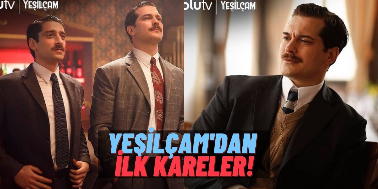 Çağatay Özsoy’un Blu TV’de Yayınlanacak Yeşilçam Dizisinden İlk Kareler Geldi: Her Role Yakışıyor!