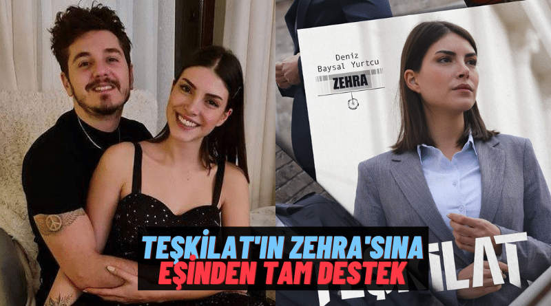 Teşkilat’a Sürpriz Ziyaret! Teşkilat’ın Zehra’sı Deniz Baysal’ı Ünlü Eşi Ziyaret Etti