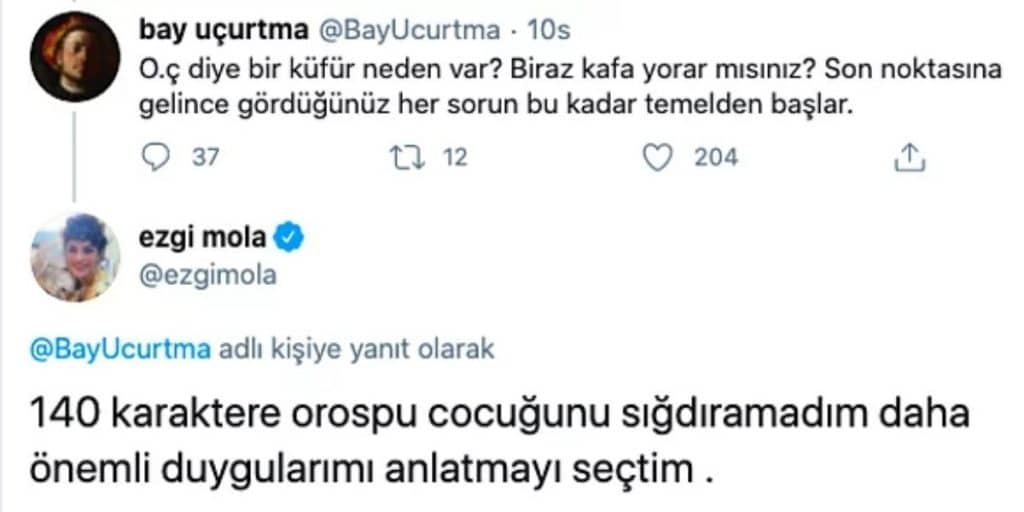 Ezgi Mola Twitter