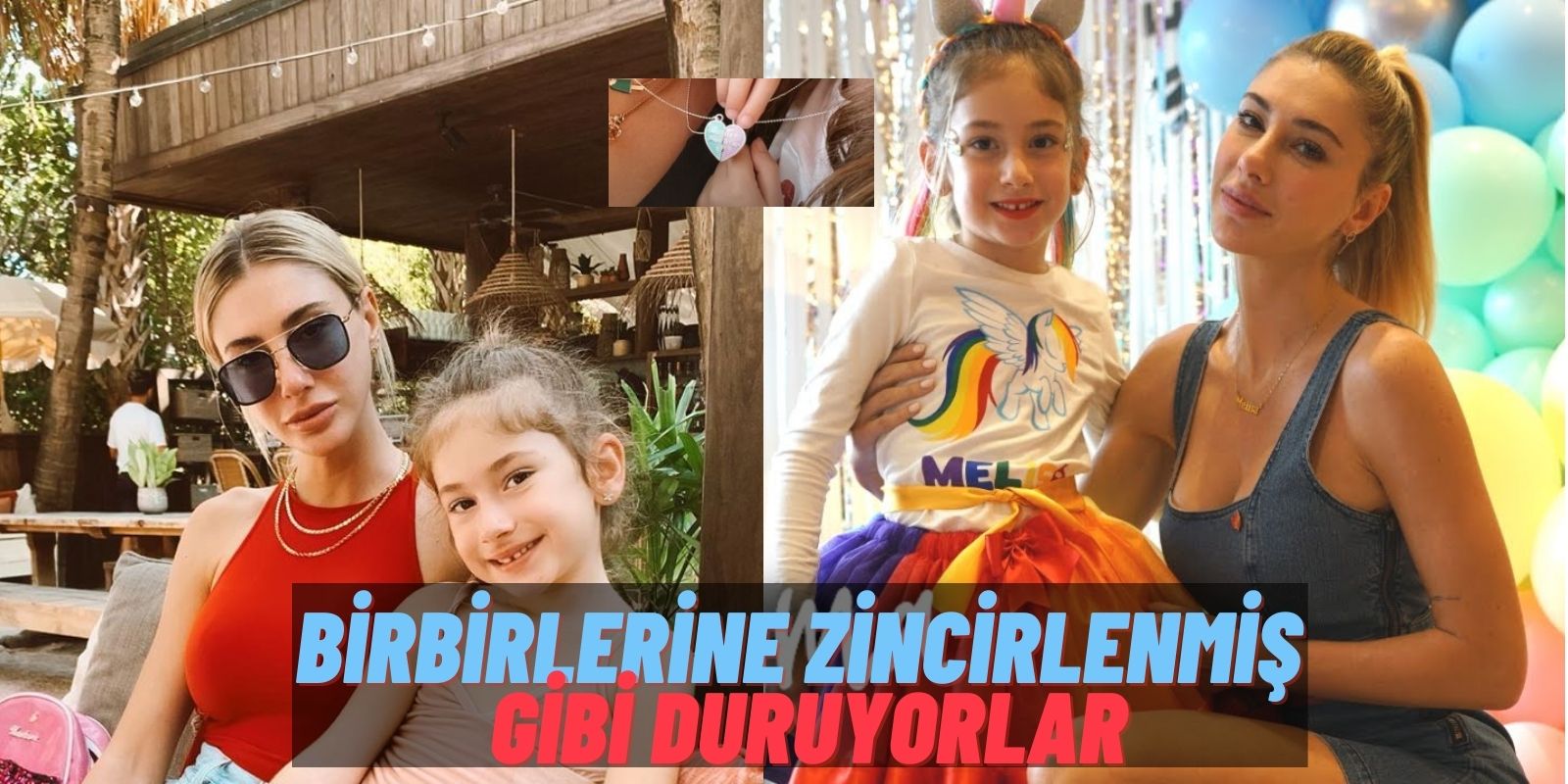 Şansı Takılardan Açıldı! Şeyma Subaşı Annelik Eleştirilerine Melisa’yla Taktıkları Kolyeyle Cevap Verdi