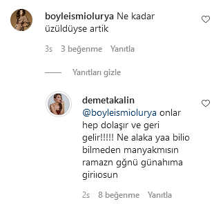 Demet Akalın yorum