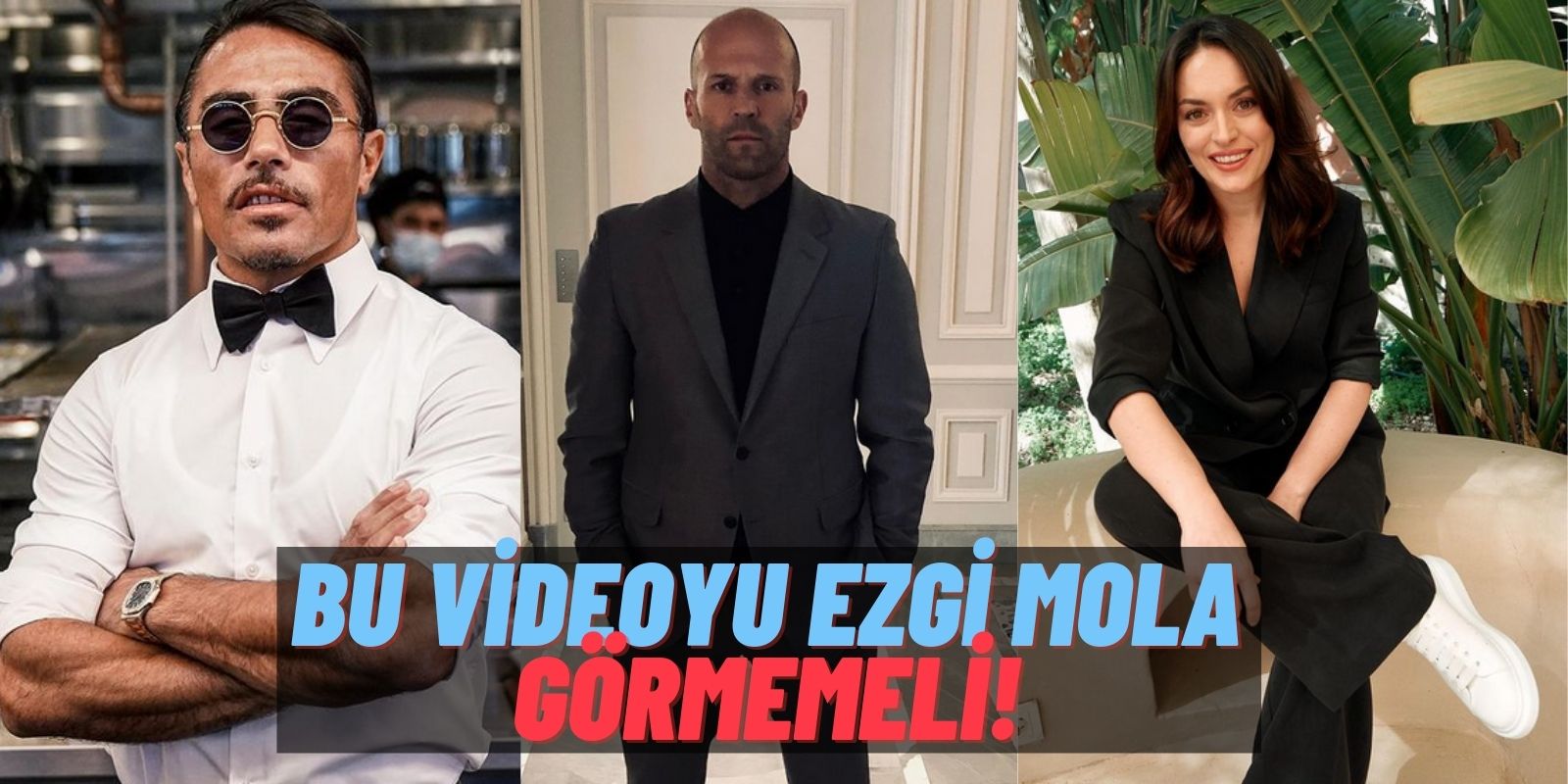 Güzel Oyuncu Ezgi Mola’nın Hayalini Nusret Yaşıyor: Jason Statham “Salt Bae” Yaptı Ortalık Karıştı!