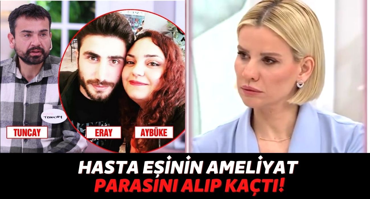 Esra Erol’un Programında İzleyiciler Şoke Oldu: Hasta Kocasını Bırakıp Halıcıya Kaçan Kadın, Ameliyat Parasını da Almış!