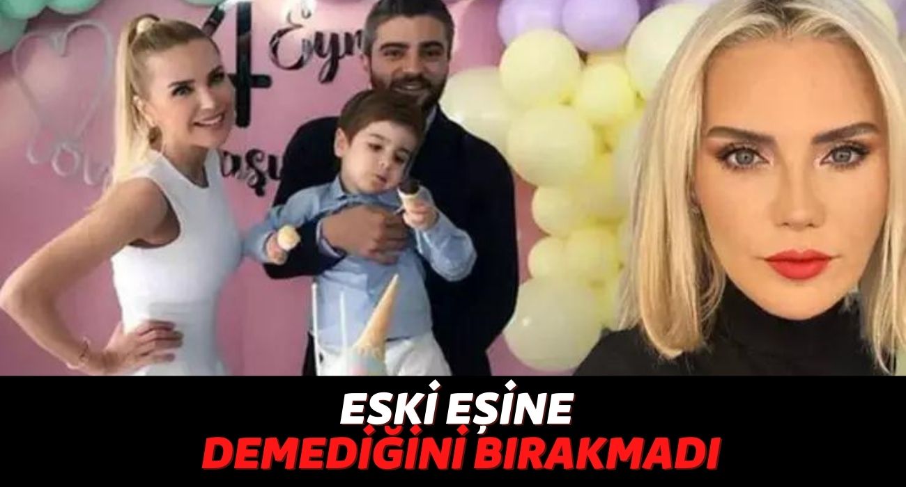 Ünlü Sunucu Ece Erken, Çocuğunun Babası Eski Eşi Serkan Uçar’a Demediğini Bırakmadı!