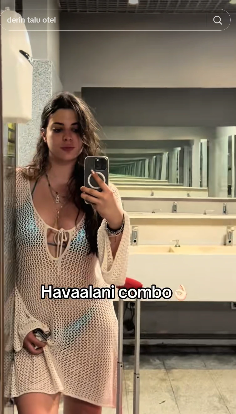 Derin Talu tatil dönüşü havalimanına bikini ve pareo ile geldi: “Üstümü değiştirmeyi unuttum”