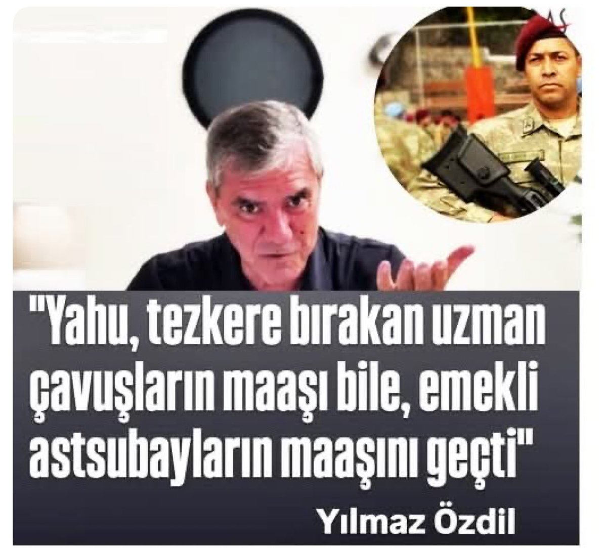 Yılmaz Özdil’in “Teskere Bırakma” İfadesi Uzman Çavuşları İsyan Ettirdi