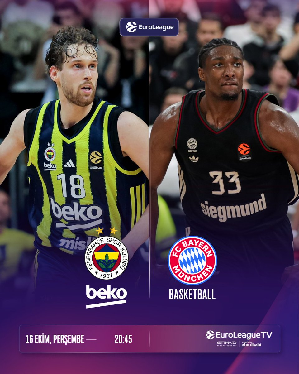 Fenerbahçe Beko – Bayern Münih Maçı Ne Zaman, Saat Kaçta ve Hangi Kanalda? EuroLeague Canlı Yayın Bilgileri
